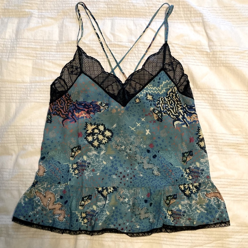 NWT! Zadig & Voltaire CELEST GLAM ROCK CAMISOLE | Size S